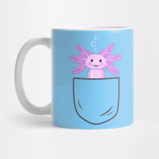 Axolotl inside a pocket Mug